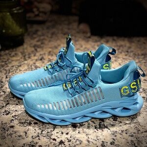 GSLMOLN Walking Tennis Shoes -Sneakers Comfortable Breathable Mesh Mens Sz 11.5